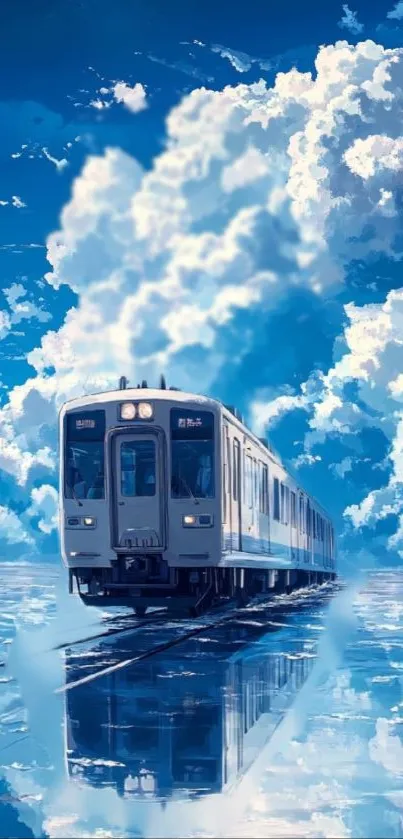 Cloud Water Train Live Wallpaper