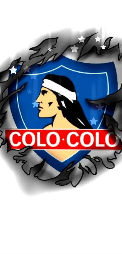 Colo Colo logo with a vibrant shield design.