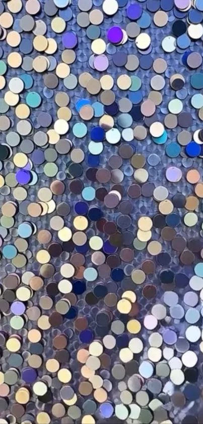 Vibrant abstract wallpaper with colorful circles in blue tones.