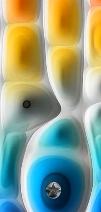 Colorful abstract mobile wallpaper with vibrant colors.