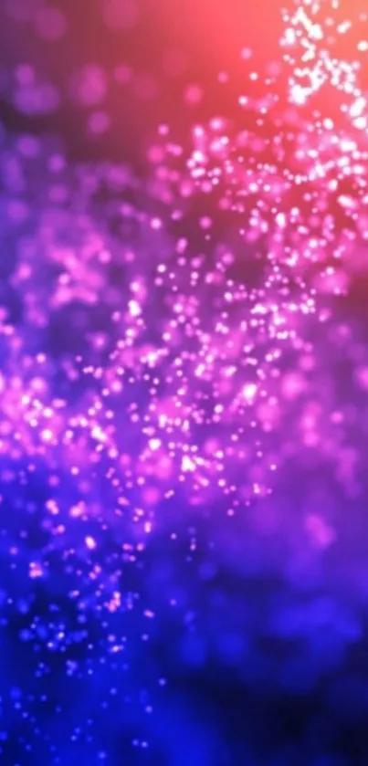 Vibrant abstract purple and pink wallpaper for mobile phones.