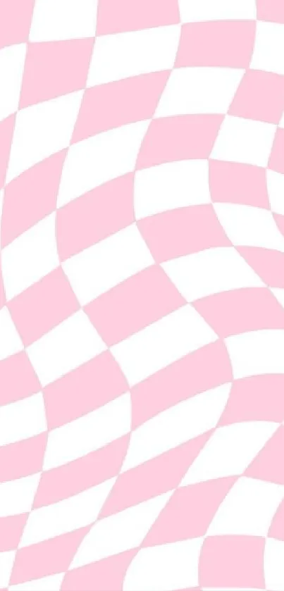 Abstract wavy checkered pattern mobile wallpapers in varied colors.