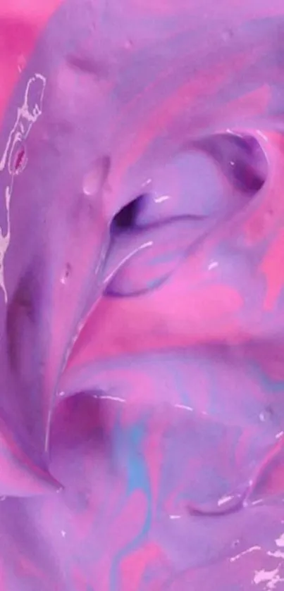 Vibrant purple and pink abstract swirl wallpaper for mobile devices.