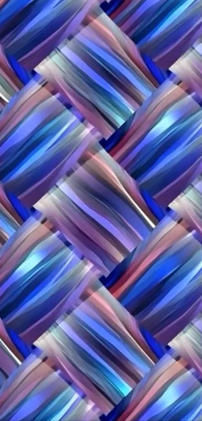 Colorful abstract wallpaper with wavy patterns.