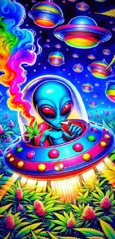 Colorful Alien Fantasy Art - free download