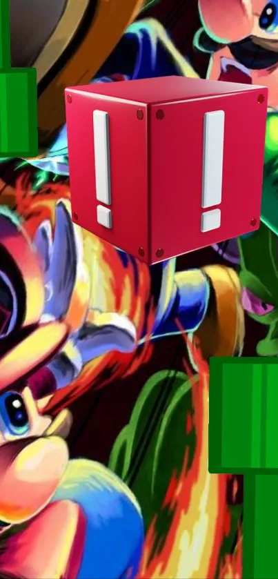 Vibrant anime game characters in action.