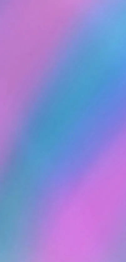 Mobile wallpaper with purple and blue gradient.