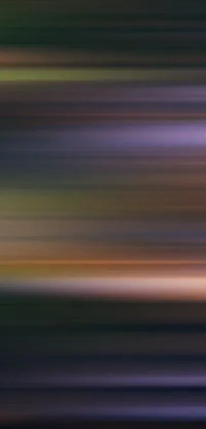 Colorful motion blur wallpaper with purple and orange hues.