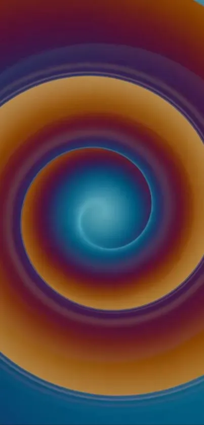 Colorful abstract spiral mobile wallpaper.