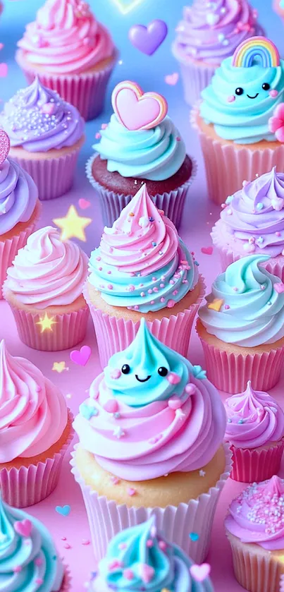 Colorful Sweets And Flying Hearts Live Wallpaper