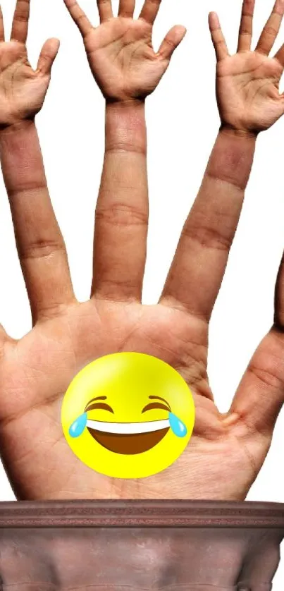 creative-hand-emoji-art-wallpaper-free-download
