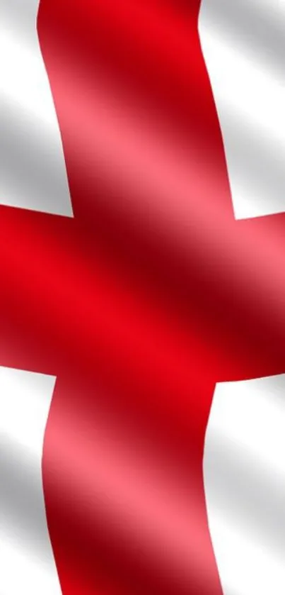 St George's Cross flag wallpaper in red and white.