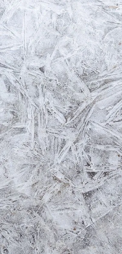 Crystal ice texture wallpaper, frosty abstract design.