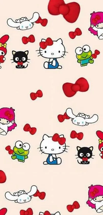 Colorful cartoon character wallpaper for mobile phones.