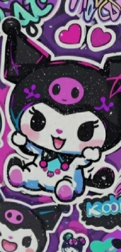 Cute cartoon character in vibrant colors.