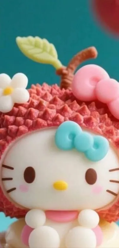 Adorable dessert-themed character with vibrant colors and playful design.