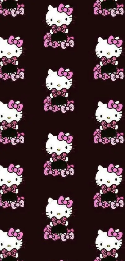 Adorable cartoon character pattern wallpaper with cute design and colors.