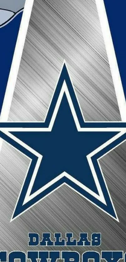 Dallas Cowboys star logo wallpaper for mobile phones.