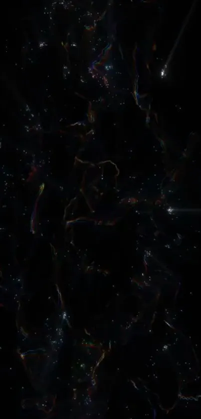 Dark abstract galaxy wallpaper with cosmic patterns.