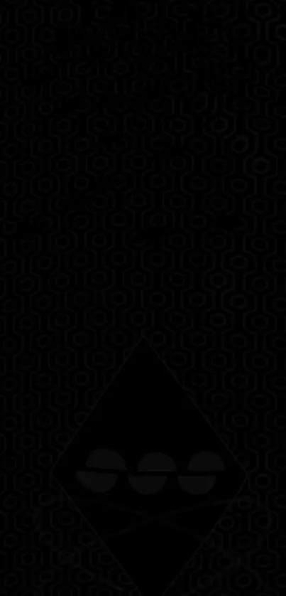 Dark abstract pattern with geometric design.
