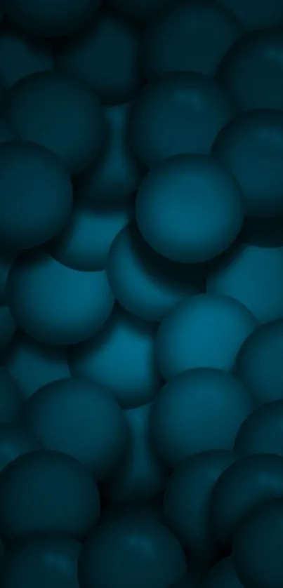 Dark blue spheres mobile wallpaper pattern