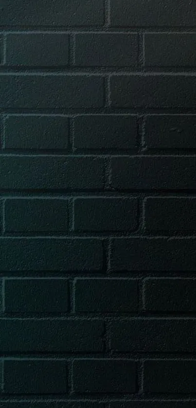 Dark brick wall texture mobile wallpaper for a sleek look.