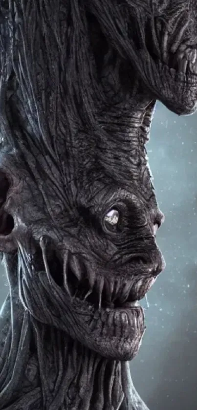Dark fantasy creature with intricate details.