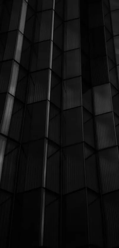 Dark geometric abstract wallpaper with elegant lines.