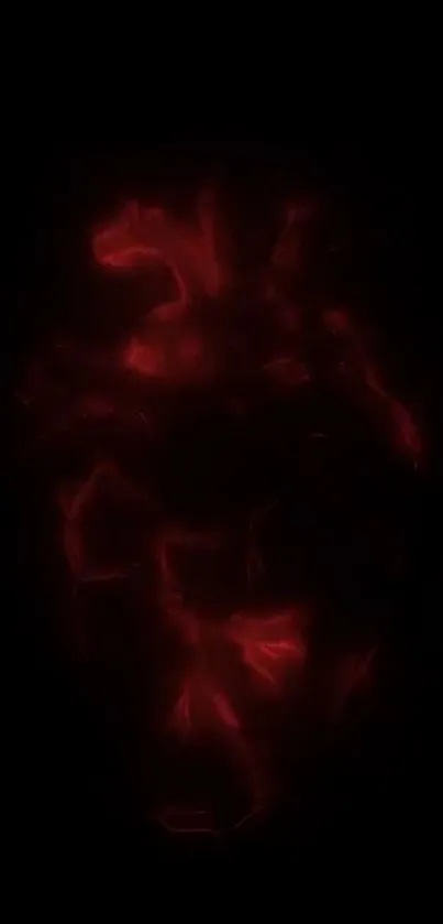 Dark abstract wallpaper with red flame design.