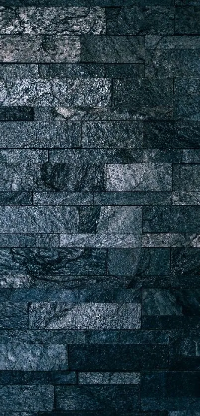 Dark textured brick wall mobile wallpaper.