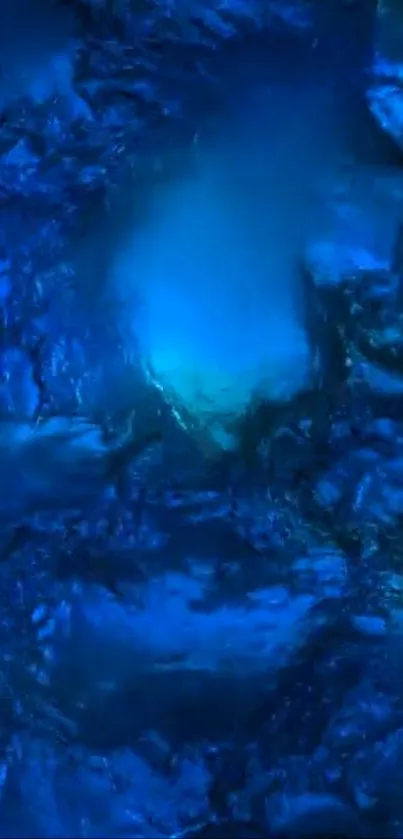 Abstract deep blue textured art wallpaper.