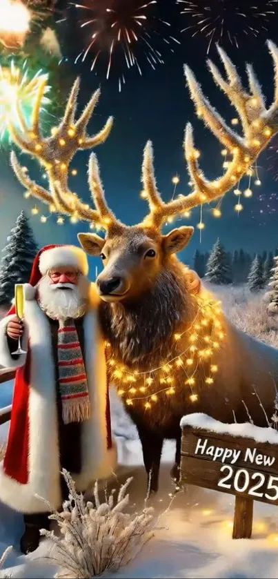 Deer Reindeer Antler Live Wallpaper