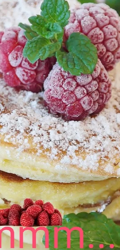 Delicious Raspberry Pancakes - free download