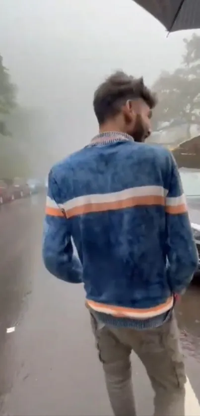 Denim Winter Road Trip Live Wallpaper