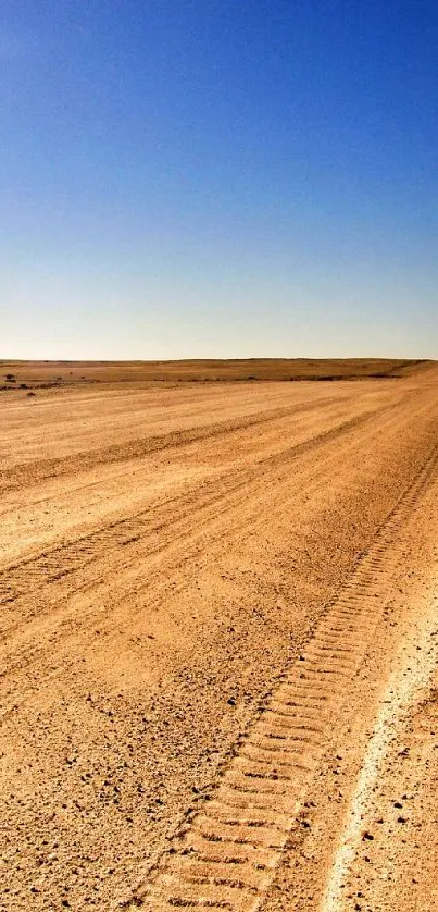Desert road with alien sign under a bright blue sky, perfect for sci-fi fans.