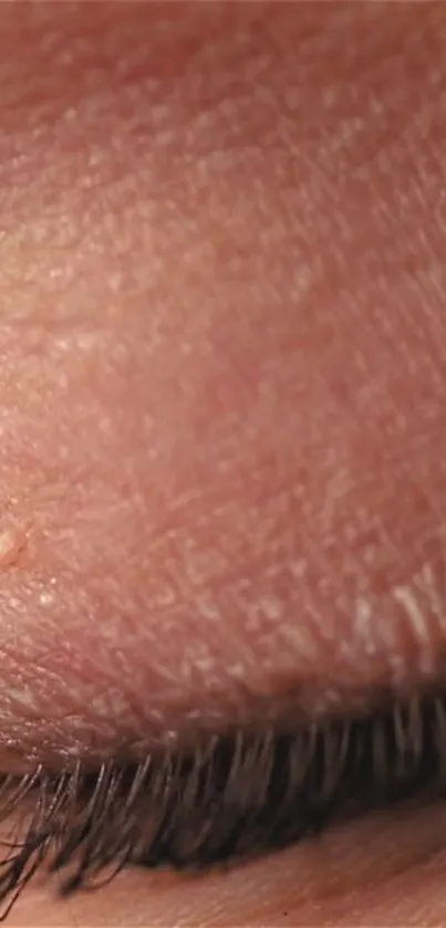 Close-up of human skin texture with detailed natural tones.