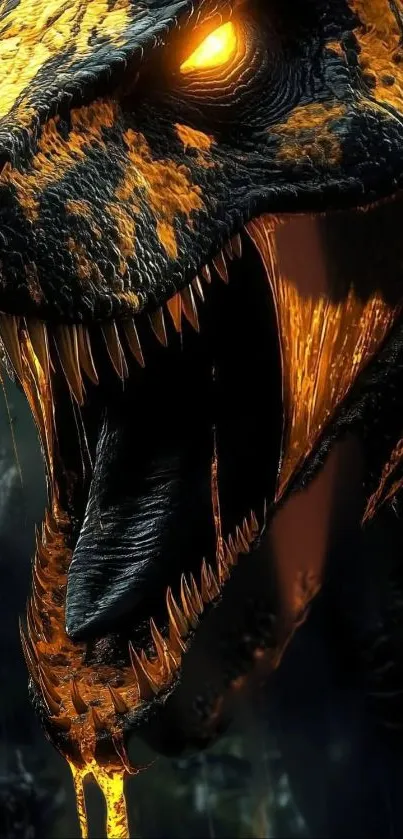 Dinosaur Extinction Tooth Live Wallpaper