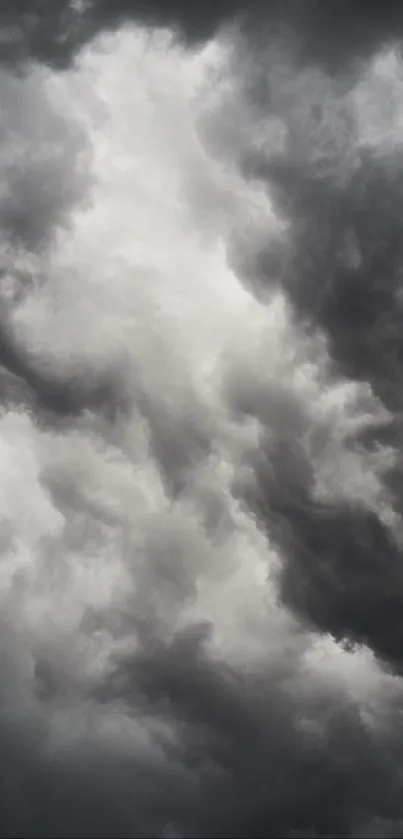 Moody storm clouds forming in the sky.