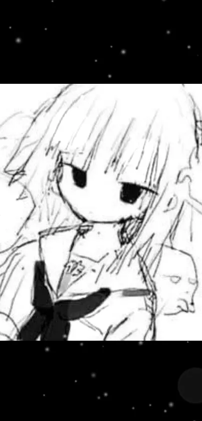 Drawing Art Monochrome Live Wallpaper