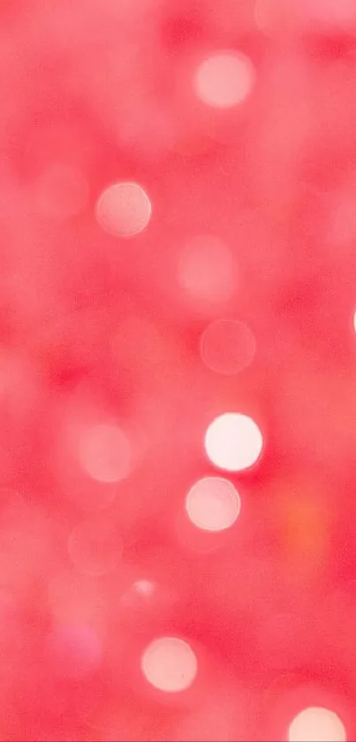 Vibrant pink bokeh wallpaper with abstract blur.