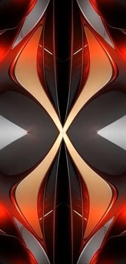 Dynamic abstract wallpaper with bold geometric design and vibrant colors.