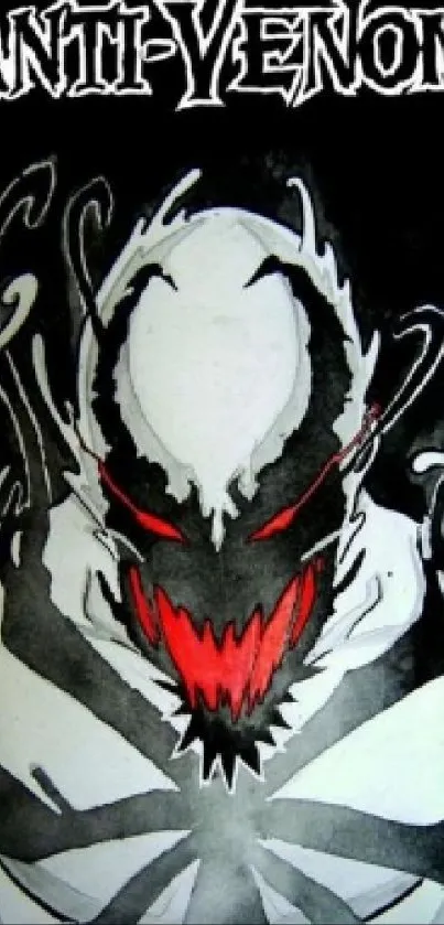 Anti-Venom comic wallpapers display featuring dynamic illustrations and action scenes.