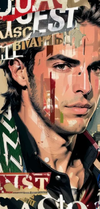 Dynamic Collage Portrait Art - free download