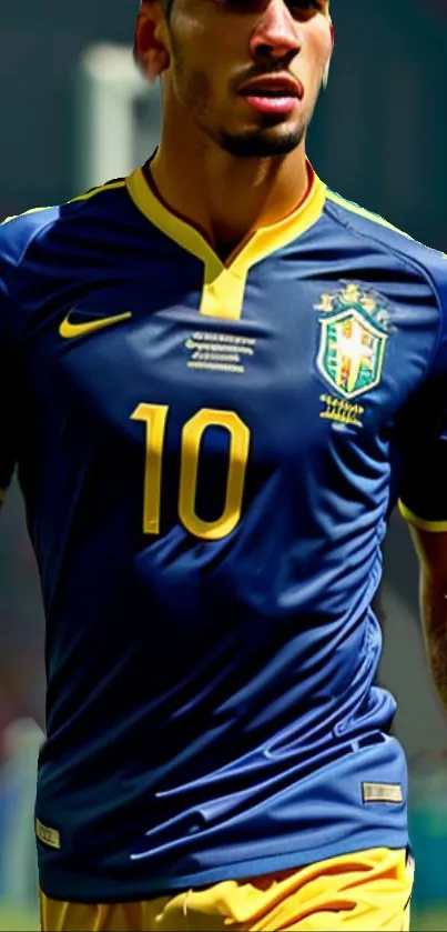 Close-up of a vibrant football jersey design.