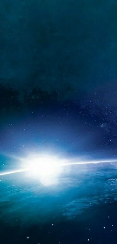 Electric Blue Astronomical Object Outer Space Live Wallpaper