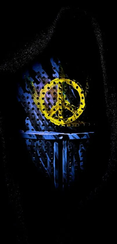 Electric Blue Circle Cap Live Wallpaper