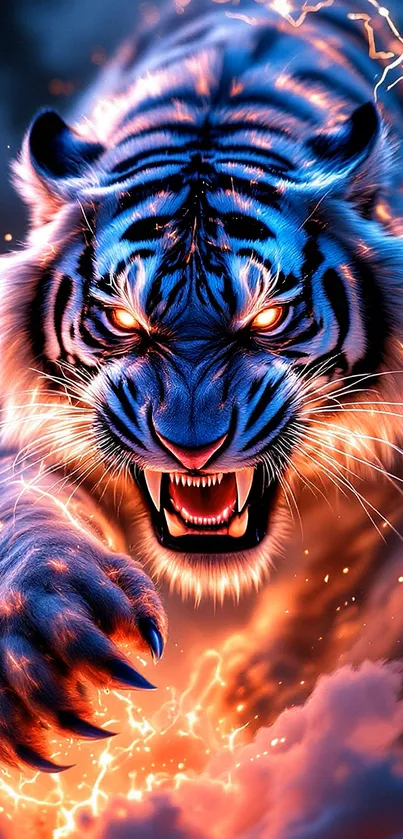 Electric Pink Tiger Live Wallpaper