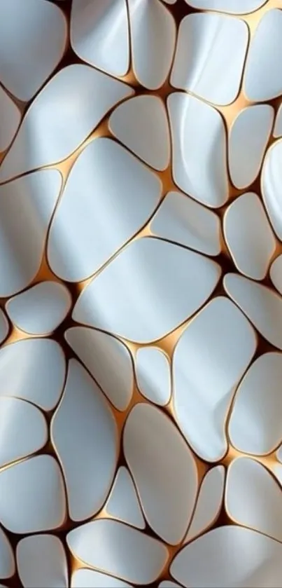 Elegant abstract wallpaper with gold highlights.