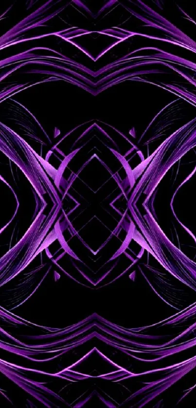 Elegant abstract purple mobile wallpaper design.