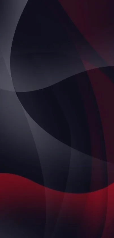 Abstract dark and red wave pattern wallpaper.